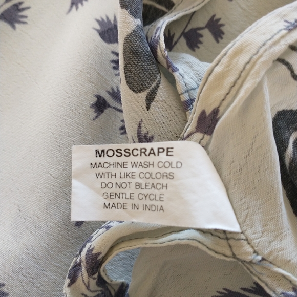 SKIRT WRAP - made in India, brand NECTAR, MOSSCRAPE, beautiful butterfli… - Picture 4 of 4